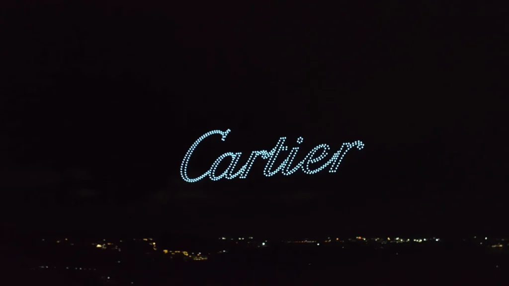 Cartier High Jewelry Drone Light Show Phuket Thailand — 450 Drones | MIRS Drone Show