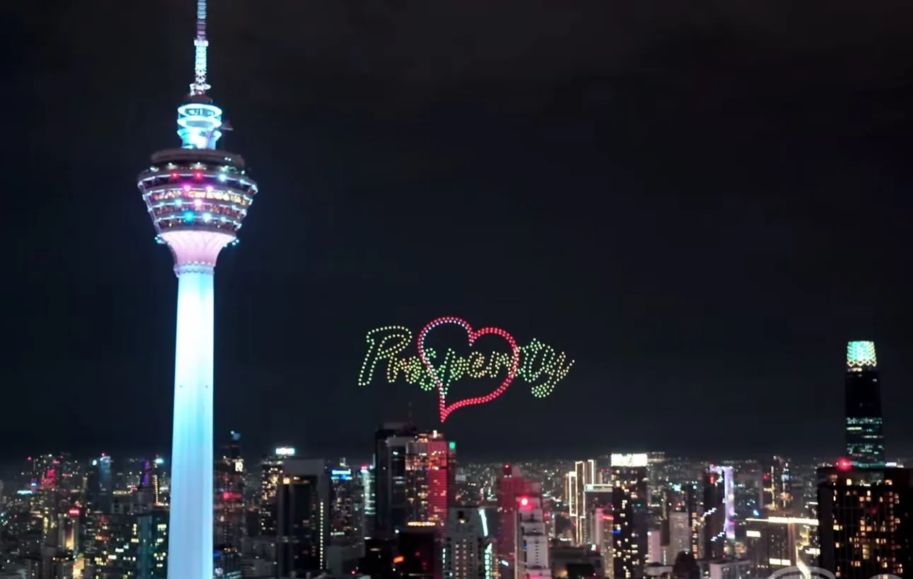 500 Drone Show KL Tower Kuala Lumpur McDonald's Malaysia