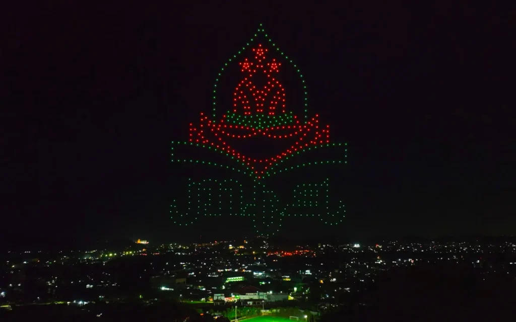 MTQN XXX Celebration Drone Show Indonesia — 500 Drones | MIRS Drone Show
