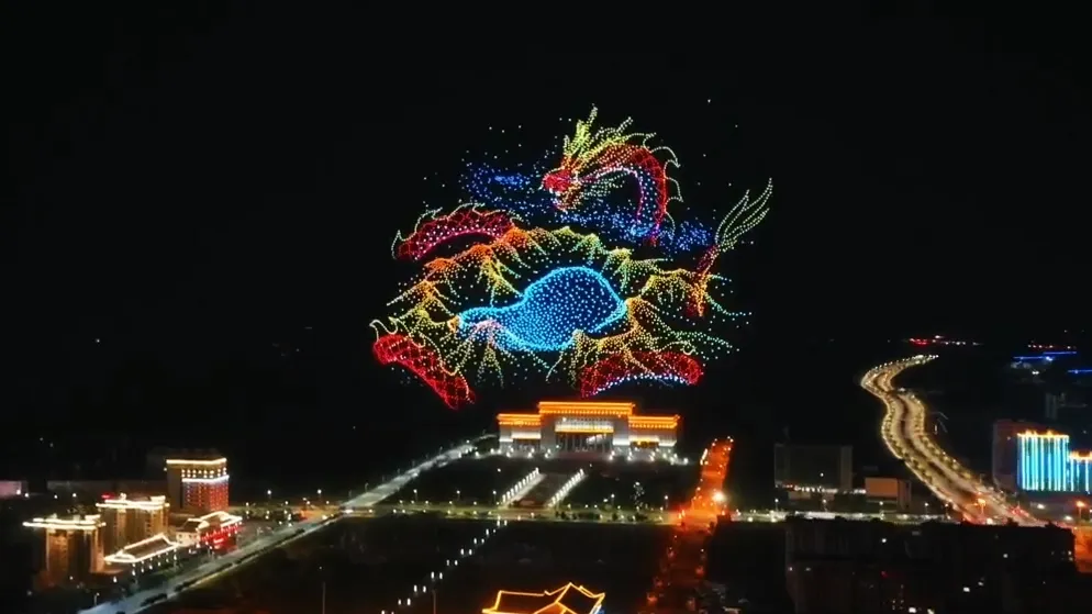 China National Day Celebration Drone Light Show — 8,000 Drones Aerial Display | MIRS Innovate Drone light Show