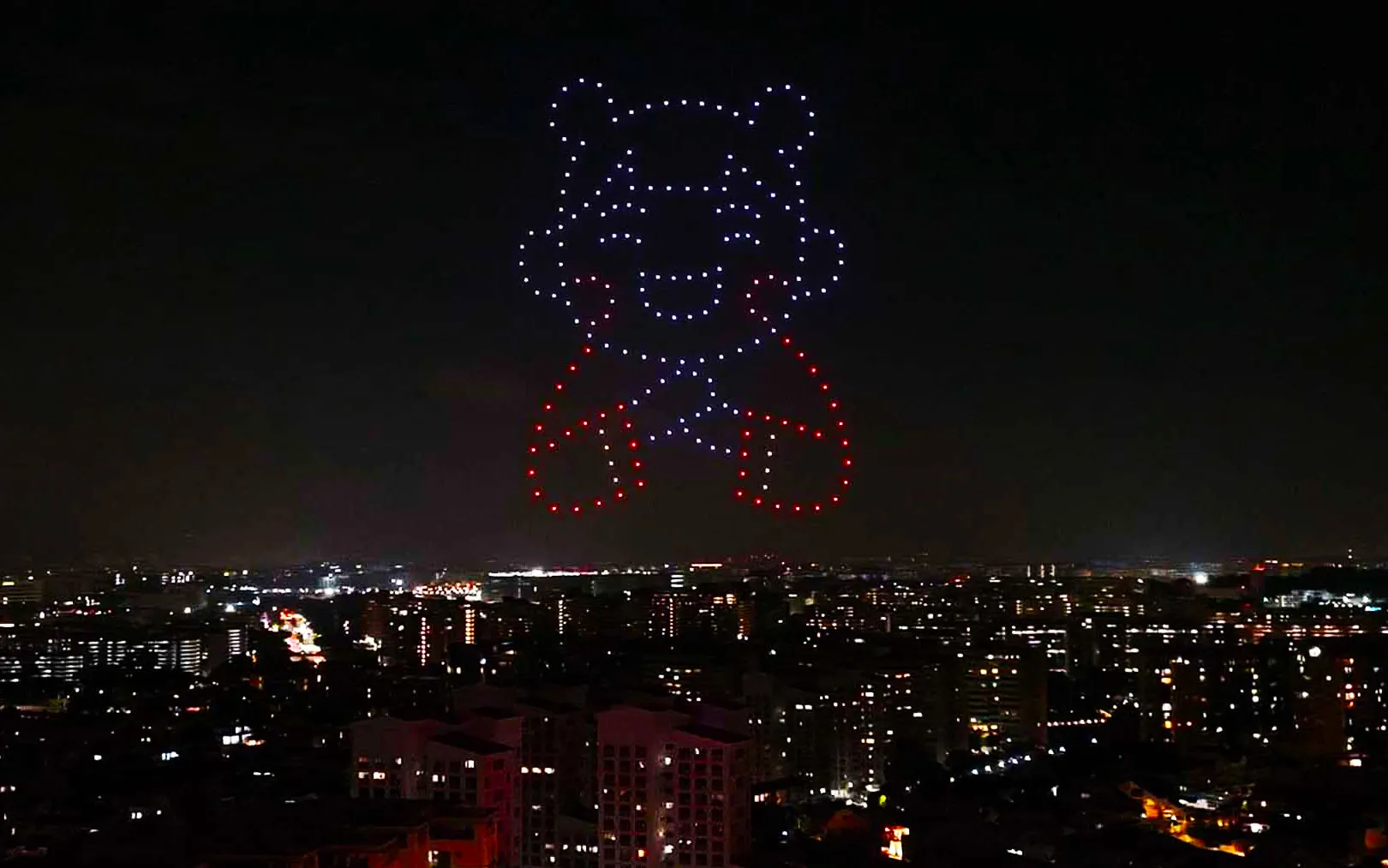 Chinese New Year Drone Light Show Singapore — 200 Drones | MIRS Drone Show