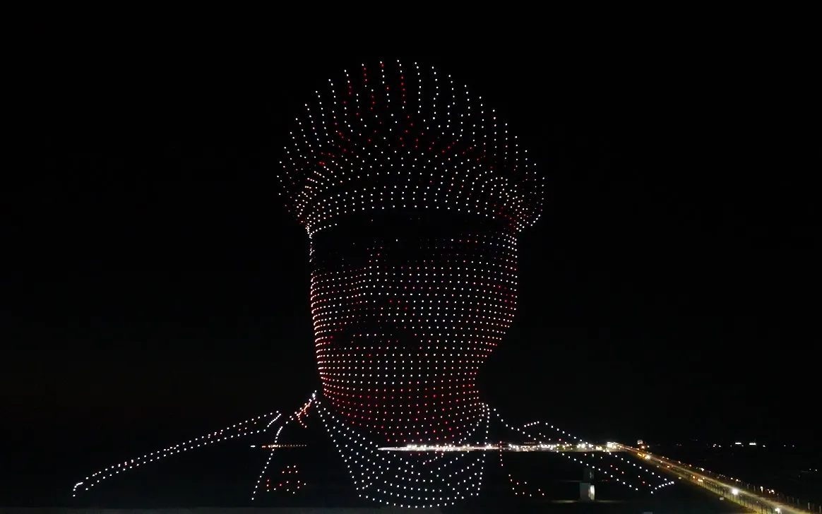 Libya Military Parade Drone Light Show — 2,000 Drones | MIRS Drone Show