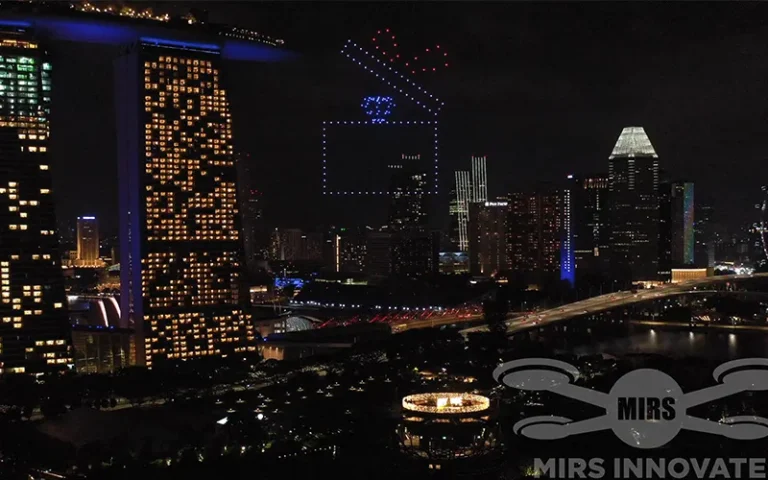 Wedding Proposal Drone Show Singapore — 150 Drones | MIRS Drone Show