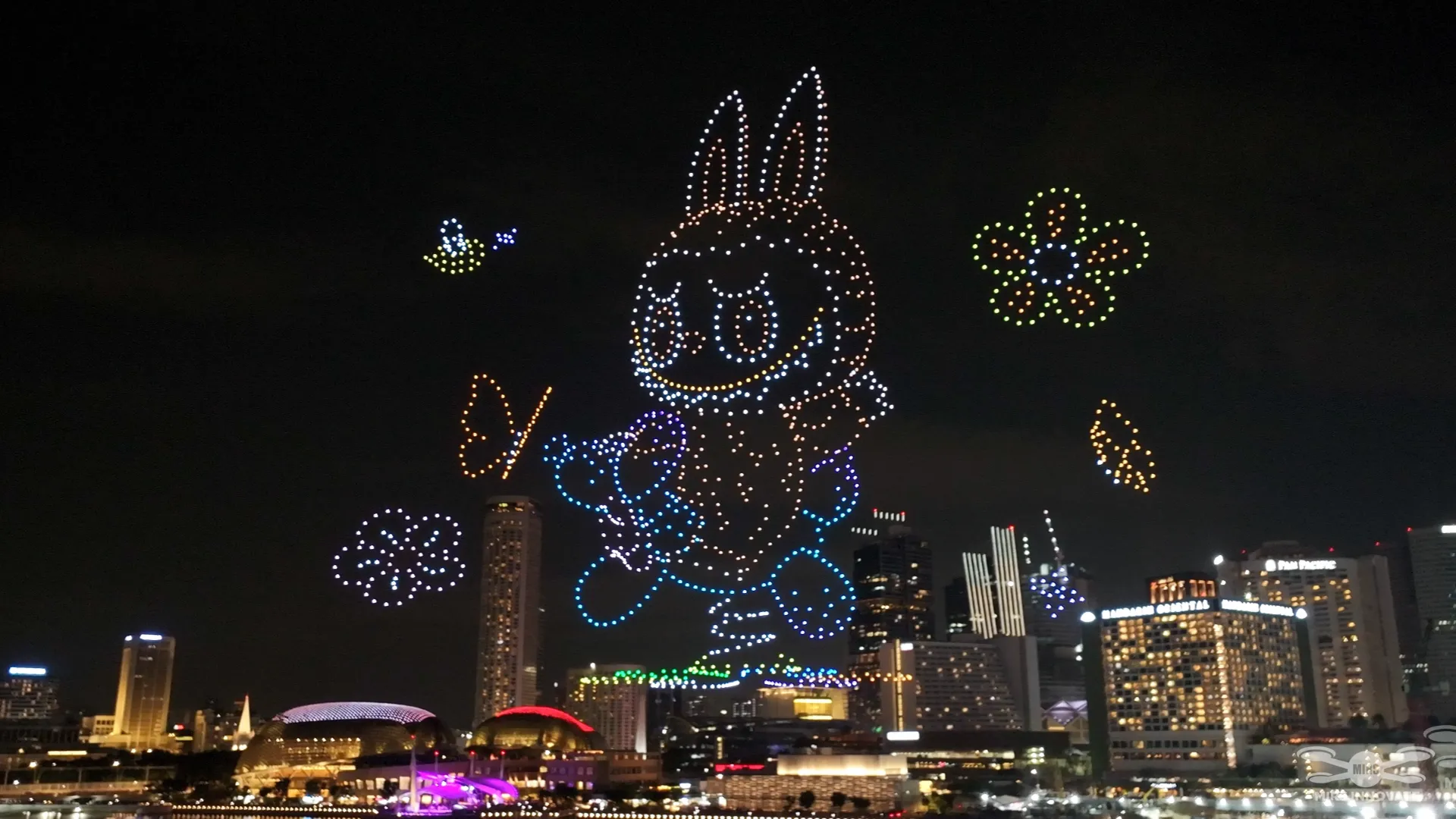 POPMART Labubu Drone Show Singapore 2025