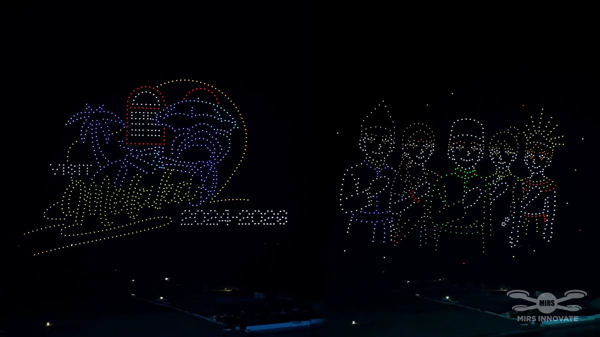 Visit Melaka 2026 Mascots Dual Drone Formation World Tourism Day 2025 Klebang Malaysia
