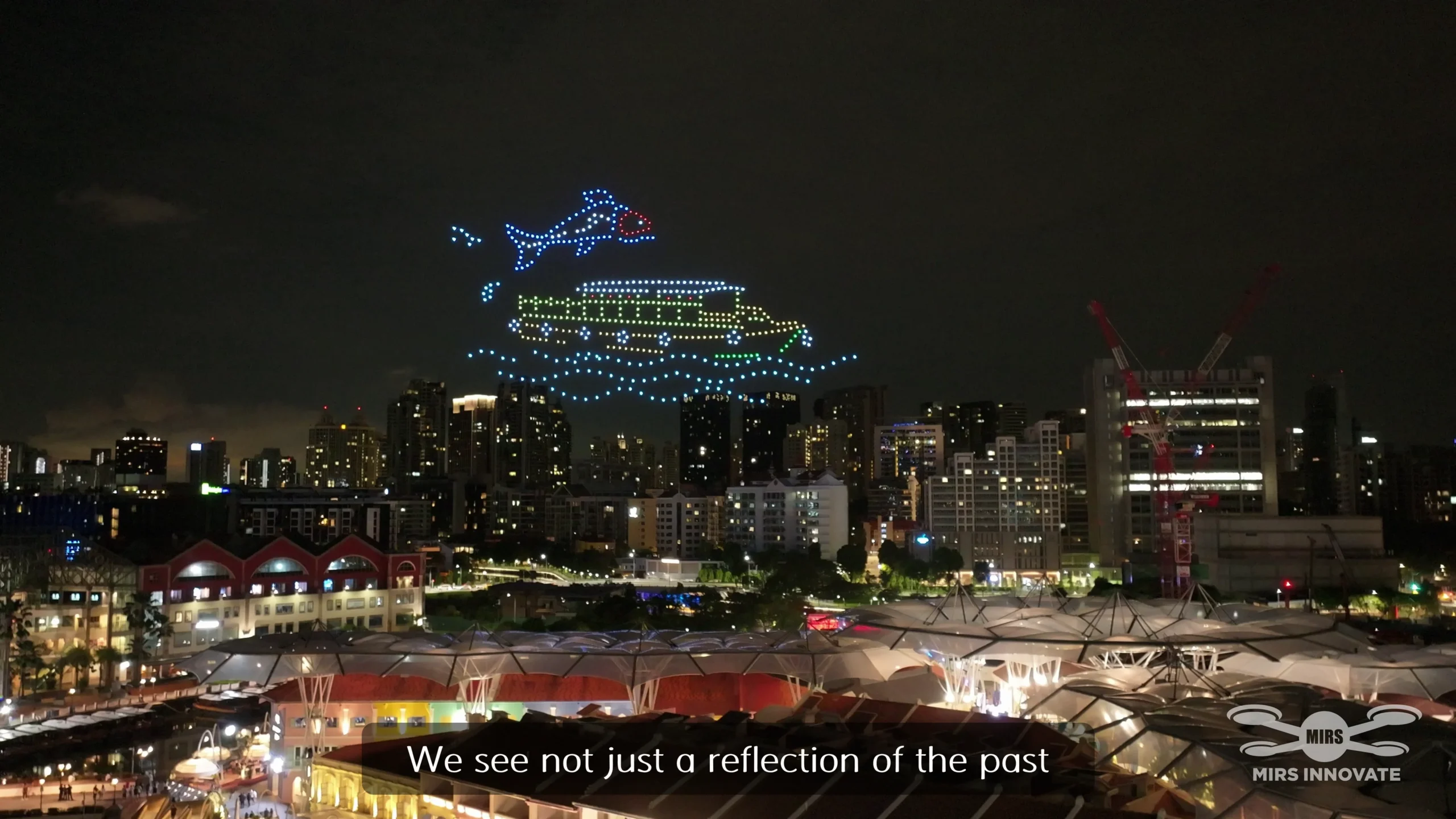 Cq Brand Promotion Drone Show Singapore Singapore Cq Hsbc Brand Promotion Clarke Quay Venue