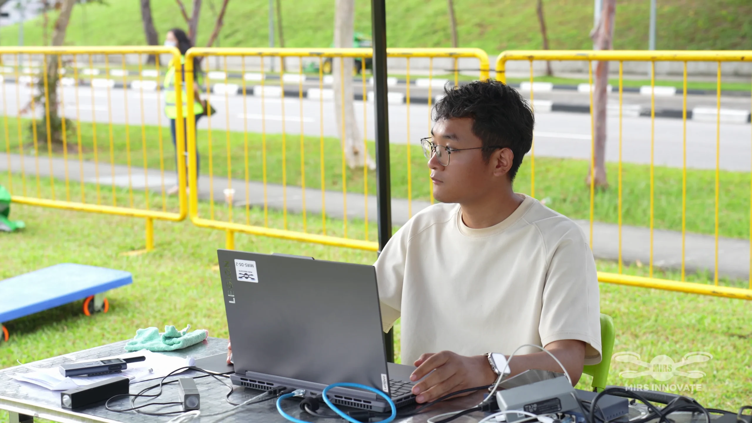 Drone operator control for Singapore National Day 2024