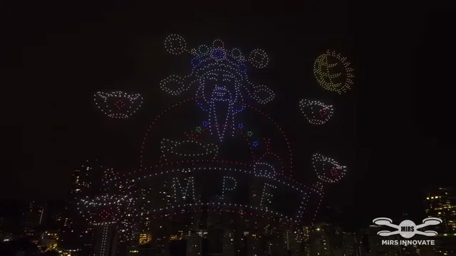 Sun Life themed arc formation above the city skyline