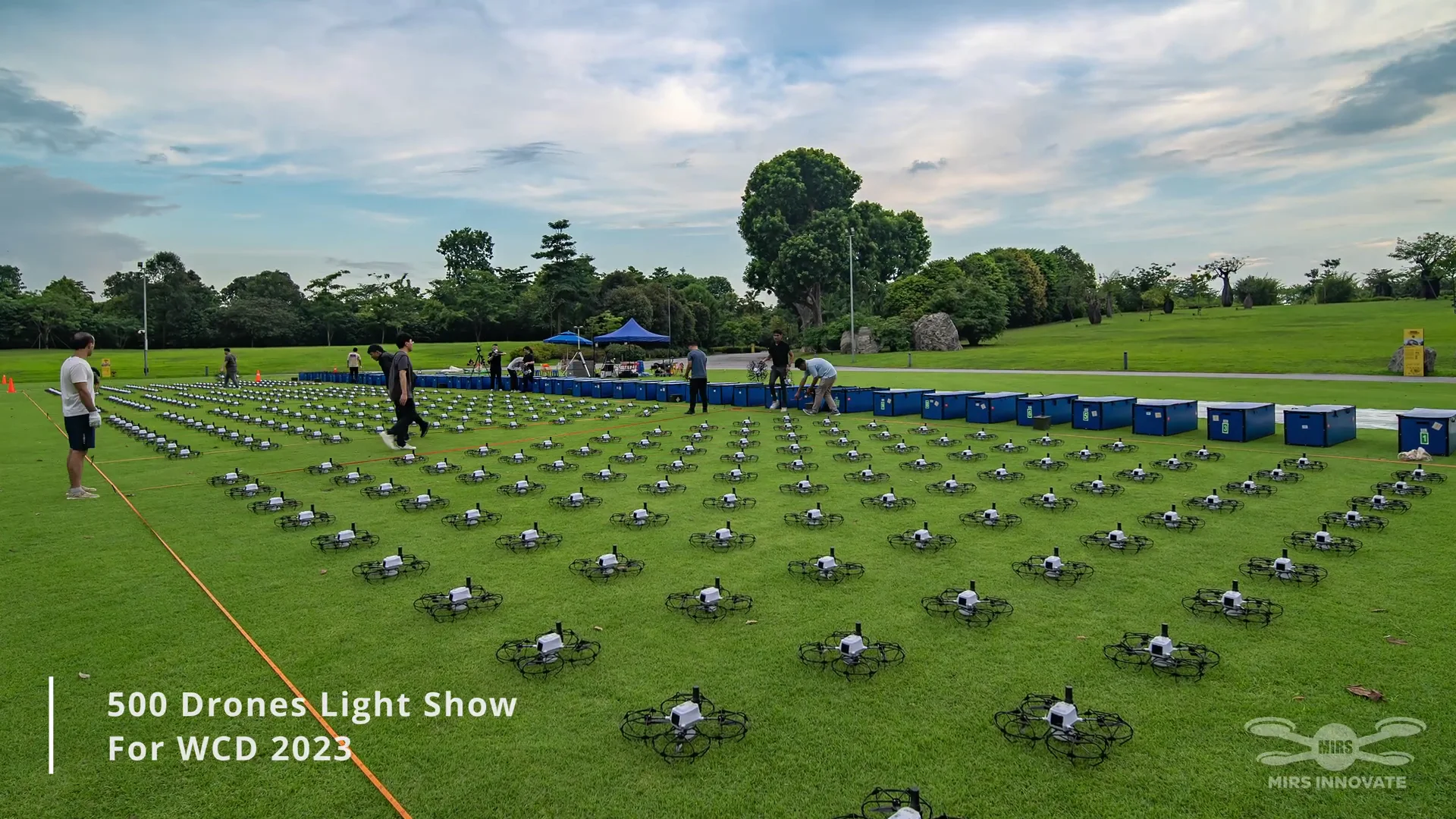 25th World Congress of Dermatology drone show Singapore - 25Th World Congress Dermatology Field Setup Wcd 2023