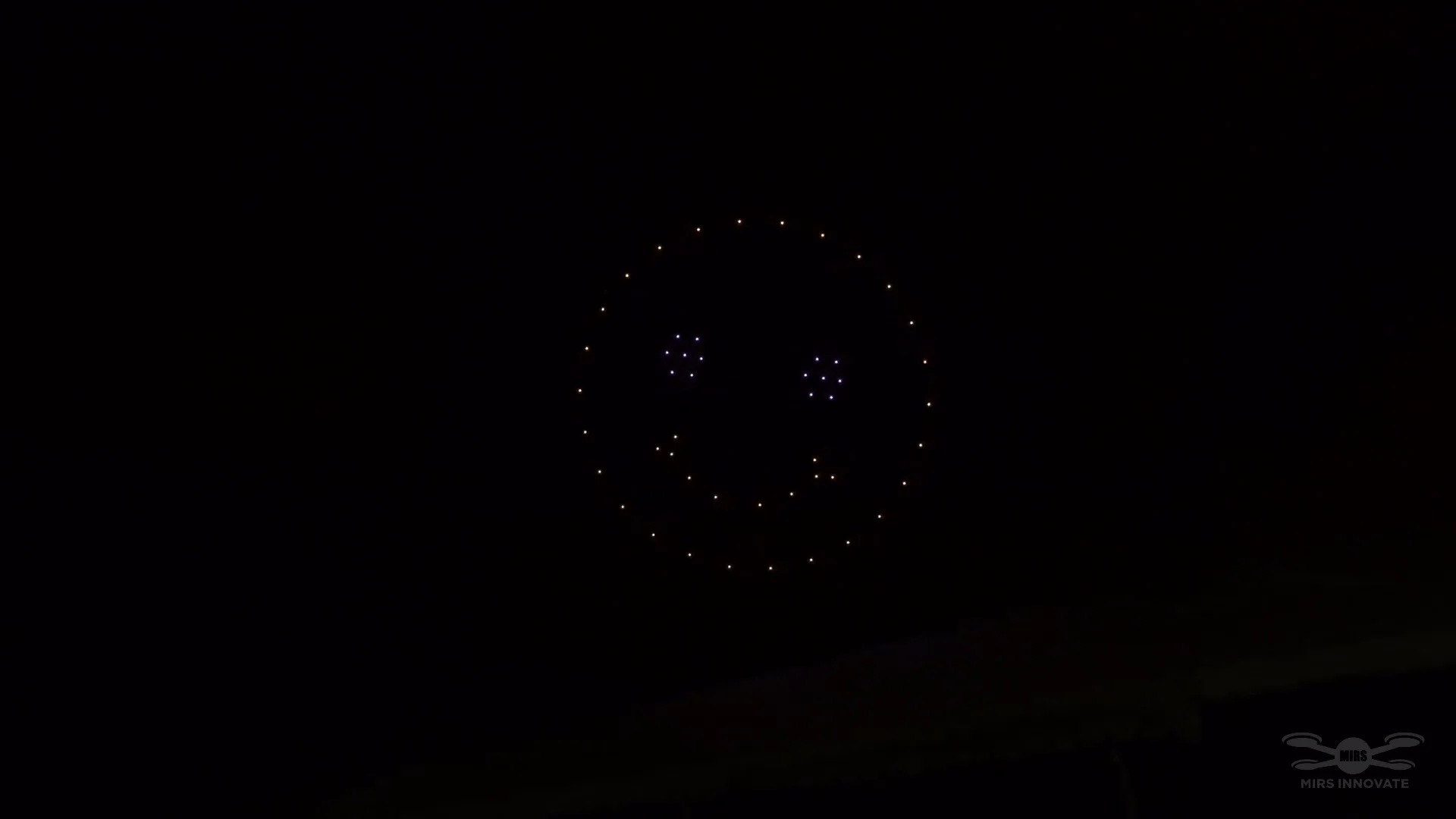 NDC Heartlands Sembawang CC drone show Singapore - Ndc Heartlands Sembawang Cc Circular Face Formation