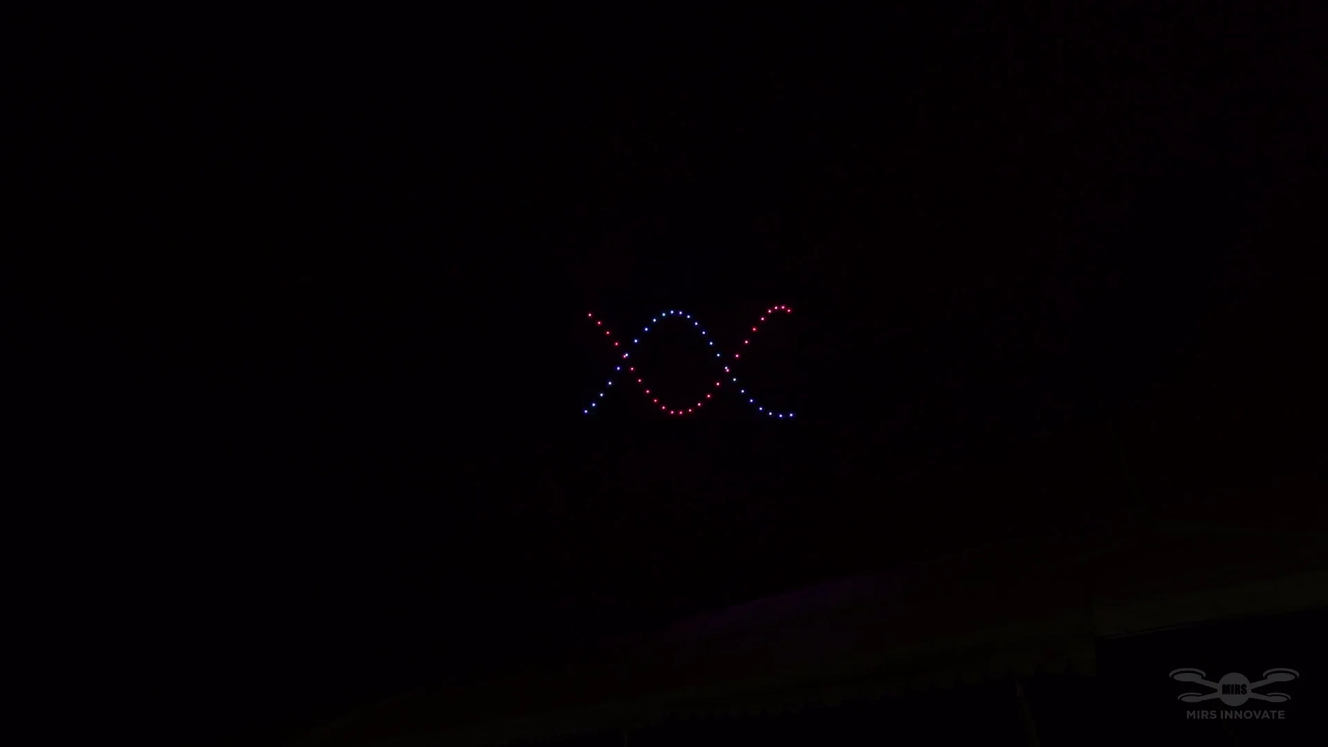 NDC Heartlands Sembawang CC drone show Singapore - Ndc Heartlands Sembawang Cc Red Blue Wave Formation