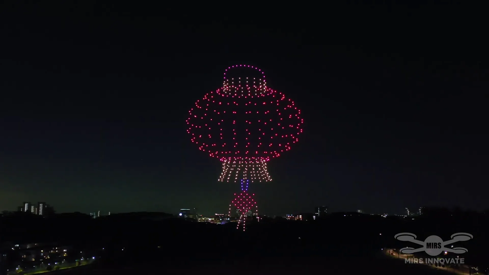 Holiday Celebration at Old Holland Road drone show Singapore - Old Holland Road New Year 2023 Red Lantern Formation