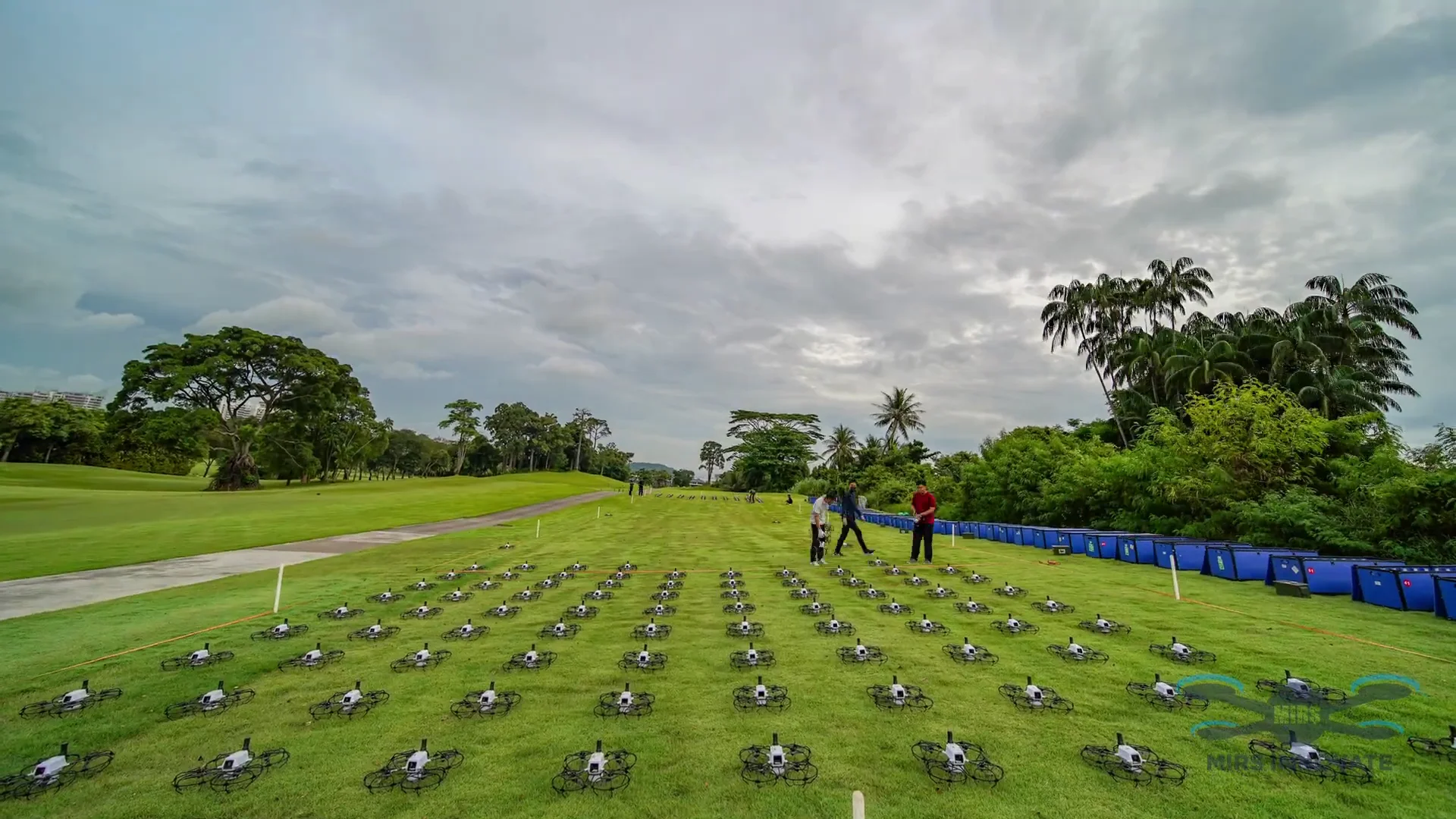 Birthday Celebration at Sentosa Golf Club drone show Singapore - Sentosa Golf Club Anniversary Celebration Grid Setup Sentosa Golf