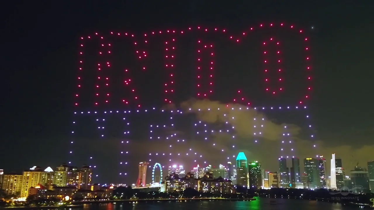 AFF Suzuki Cup 2020 drone show Singapore - Suzuki Cup 2020 Aff Suzuki Cup Text Formation