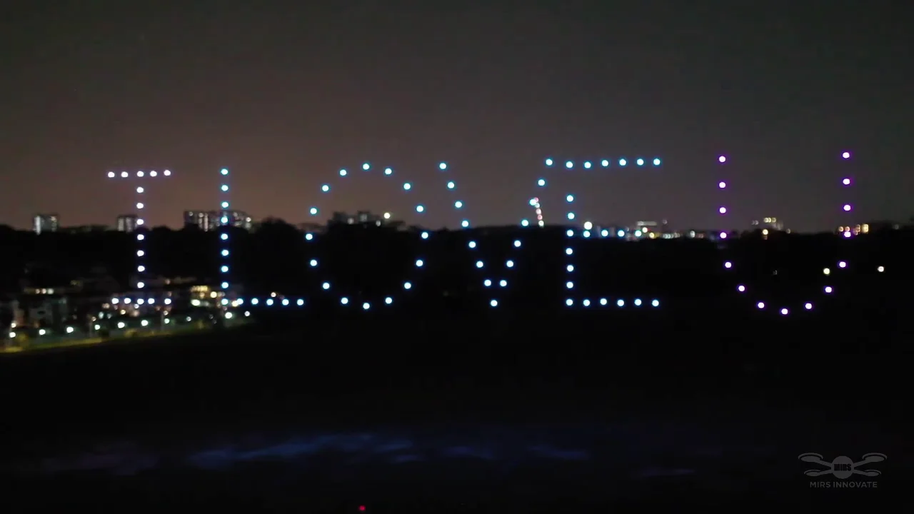Old Holland Field Wedding Proposal Rehearsal drone show Singapore - Wedding Proposal Rehearsal Old Holland Field I Love U