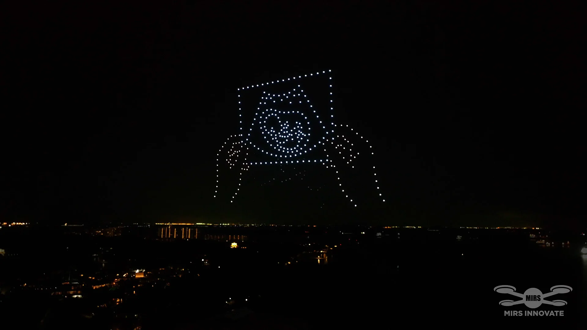 Our First Hello ultrasound scan and hands formation in a personalised 300-drone family show