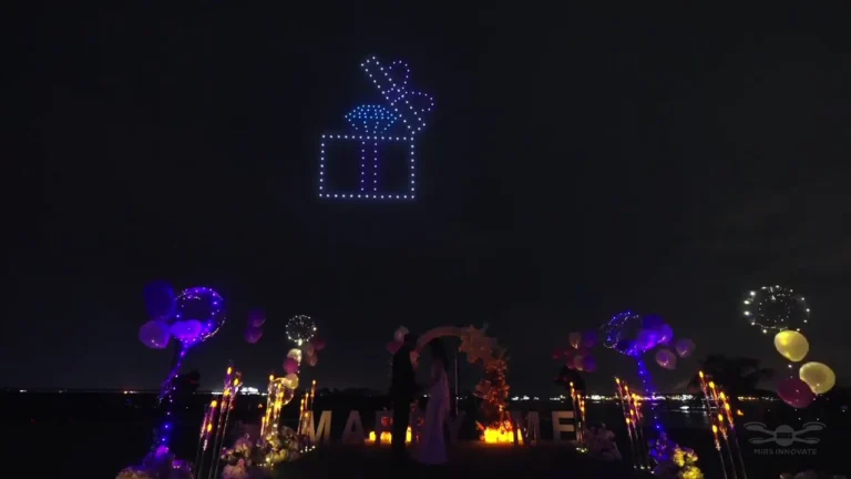Wedding Drone Show Malaysia: Planning a Reception Reveal — MIRS Drone Show