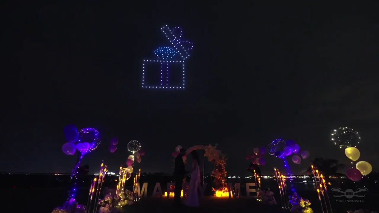 Wedding Drone Show Malaysia: Planning a Reception Reveal